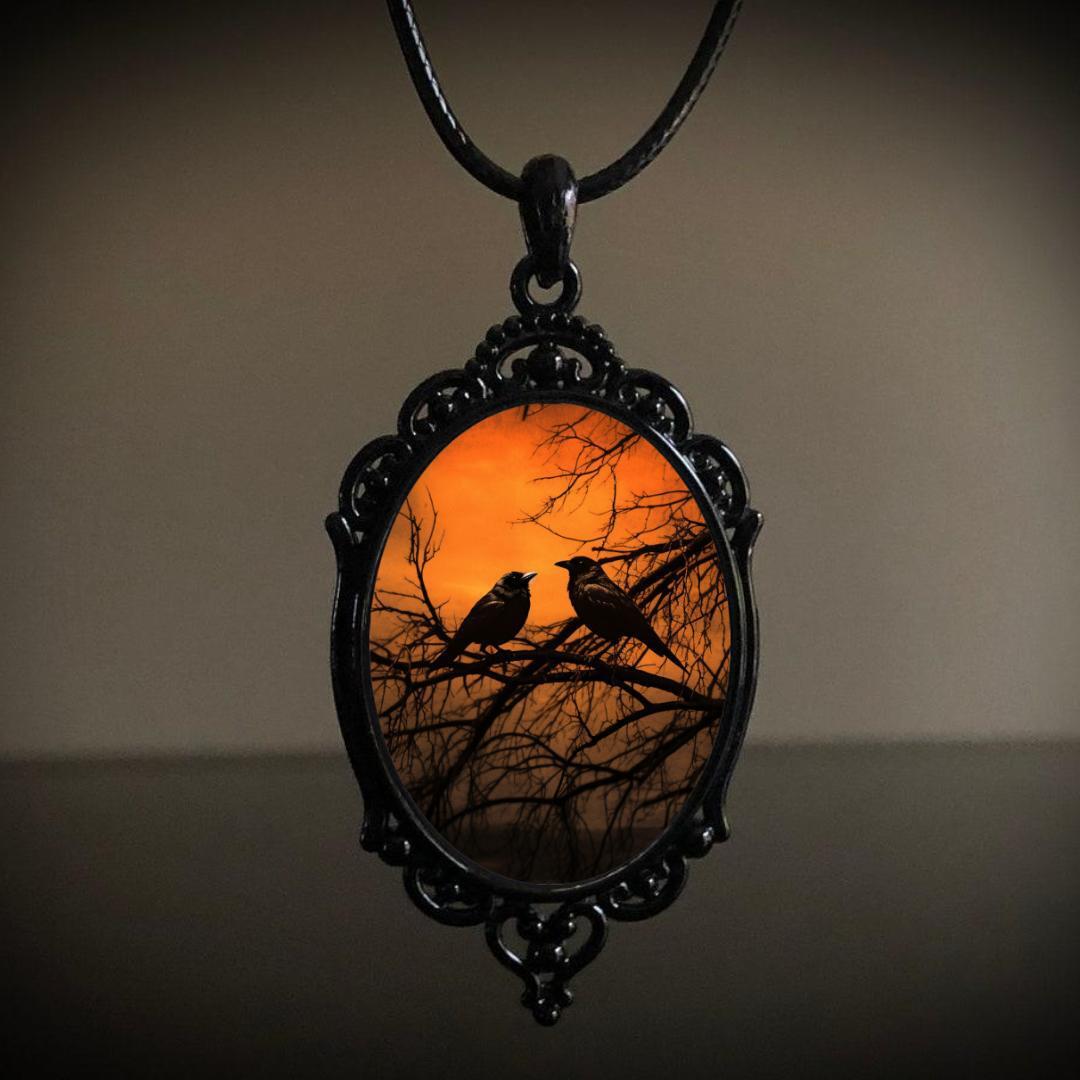 Wholesale retro Halloween necklace pendant